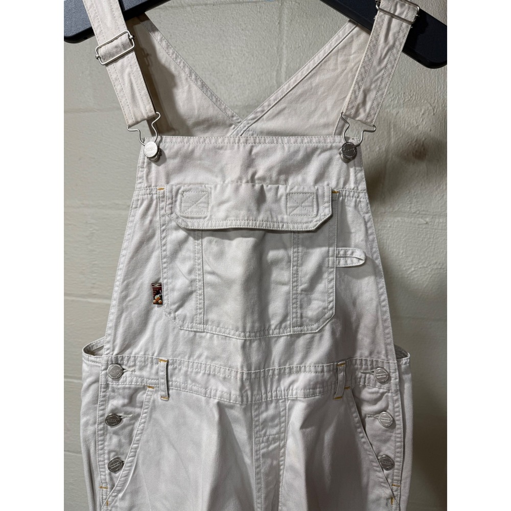 Mickey Disney Overalls S Beige Cotton Cargo Mickey Mouse Vintage Retro Gorpcore - Picture 4 of 12